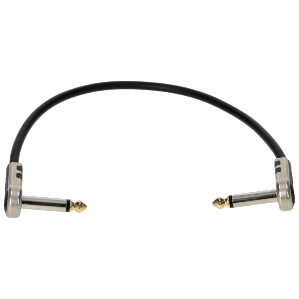 Klotz KPM PatchMaster Supreme Altın Uçlu - Açılı Pedal Patch Kablosu 30cm